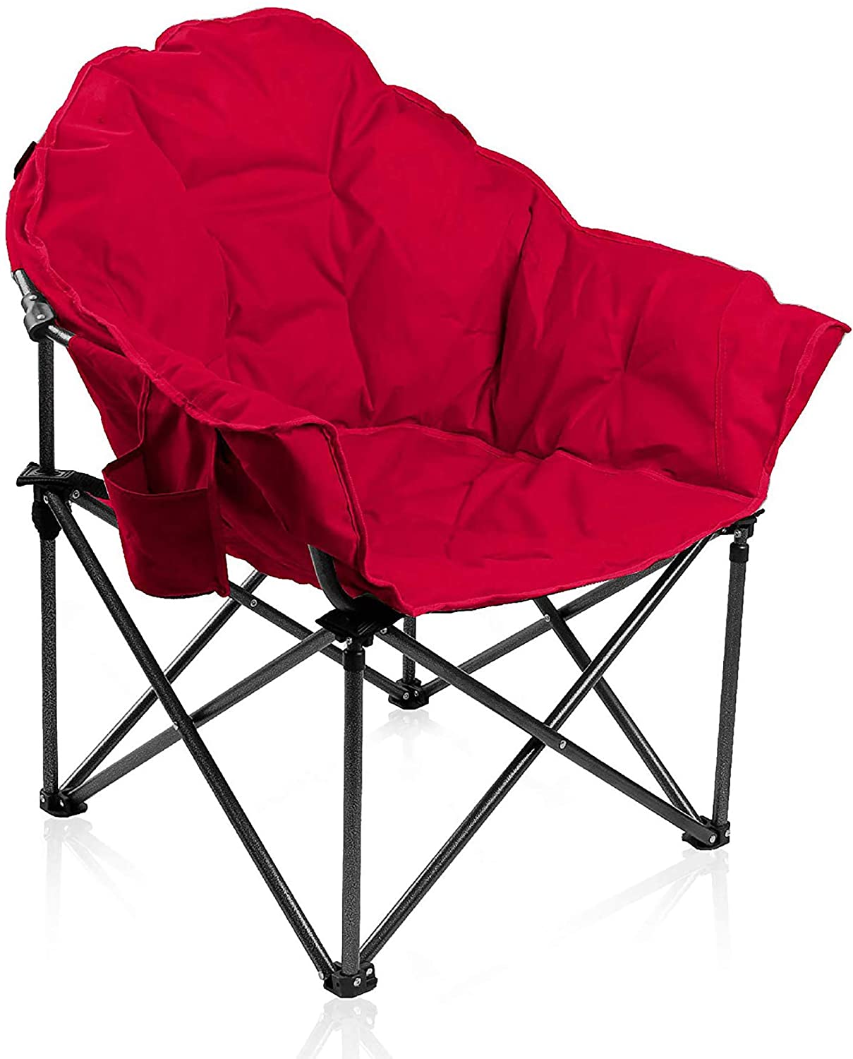 Best Camping Chairs For Heavy People Great Outdoor Guides   Alpha Camp Folding Oversize Moon Chair 