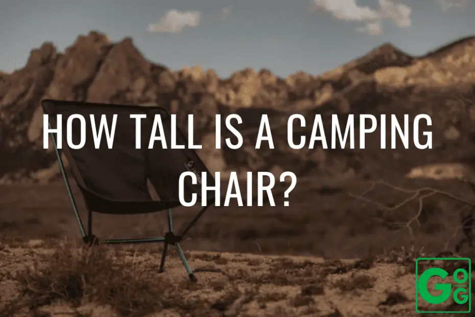 How Tall Is A Camping Chair